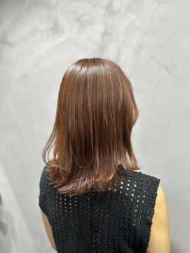 リラン 大宮(Lilan) カール/セミディ/ショコラピンク/レイヤーカット