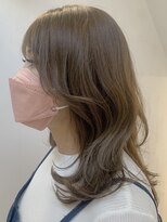 ヘルツ(Hz)&nbsp;レイヤー くびれ ベージュカラー