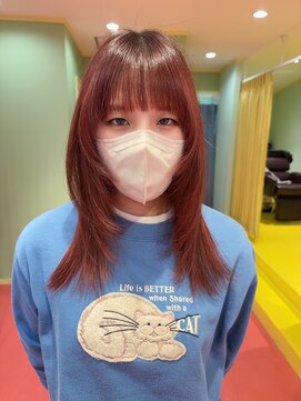 【暖色カラー】レッドオレンジカラー！