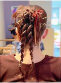 ネジネジカチモリヘア　～結婚式お呼ばれヘアアレンジ～