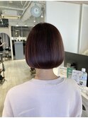 ミニボブワインレッド秋冬おすすめ赤羽美容院