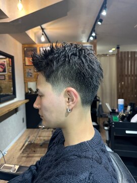 アソビ(ASOBI) 無造作ショート×テーパーフェード