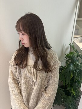 柔らかい質感◎マロングレージュカラー