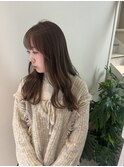 柔らかい質感◎マロングレージュカラー