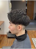 MEN’S/サーフカール/刈り上げセンターパート/表参道駅/青山
