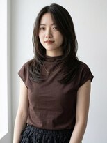 キビト(kibito)&nbsp;セミロングレイヤーカット曙橋駅若松河田駅20代30代40代