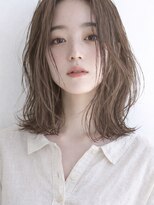 ムーン 仙台一番町店(OON)&nbsp;アッシュグレージュ/ミルクティーベージュ/ミディアムレイヤー