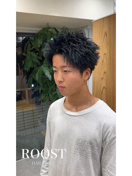 ルースト 原宿店(ROOST) 刈り上げセンターパート/波巻きツイストスパイラル/原宿