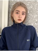 大人の軽めボブ透明感カラー
