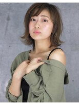 olu.hair新安城/髪質改善/ショート/白髪ぼかし/縮毛矯正【 9/7 NEW　OPEN（予定）】&nbsp;ミディアムレイヤー