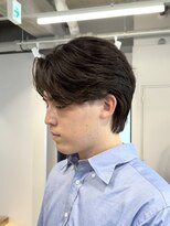 エース(ACES)&nbsp;毛流れセンターパートニュアンスパーマフェザーパーマウルフ