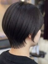 ソレイユ 新宿御苑前 (SOLEIL)&nbsp;61. 暗髪艶ショート/丸みショートボブ/デザインカラー