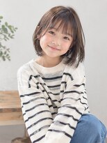 ドット ヘアー(dot.hair) 切りっぱなしボブ / シースルーバング / ダークアッシュ