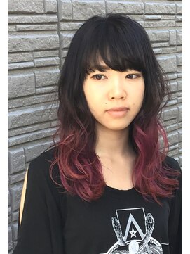 サムブリッジ(SOMEBRIDGE) 【SOMEBRIDGE 亀有】紫ピンクグラデーション