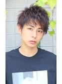 好感度◎ソフトショートスマートマッシュ☆サイドパートマット