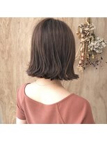 ツイギー 歩行町店(TWiGGY)&nbsp;【切りっぱなしボブ×ナチュラルベージュ】