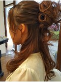 MOON・ハーフアップ