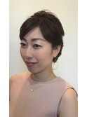 三つ編みアレンジ
