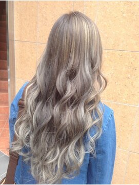 リガナッツ 池袋店(Riganuts) スモーキーベージュ♪[バレイヤージュ,ロブ]