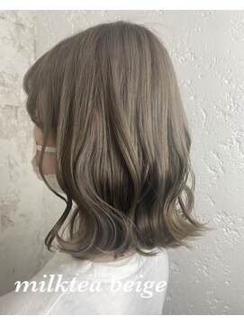 プライズ アイリス 池袋東口店(prize Iris) ミルクティーベージュ、まろやかベージュ