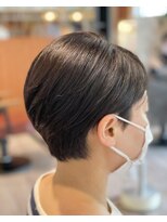アットグレイス(@grace) ミニマムショートカットアッシュブラック金沢◎20代30代40代50代