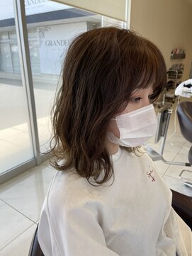 グランデュール 焼津店(GRANDEUR) 【GRANDEUR焼津店】ゆるウェーブミディアム