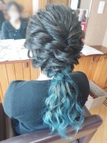 エクステンション クーチャー(Extention Cu'cha) 下めポニーテール♪