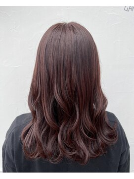 ガーデン Garden ヘアーメイク hair make red brown