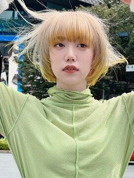 サンド 表参道(sand) 前下がりショートボブ大人可愛い表参道