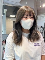 ヘアーアンドメイク ビス(HAIR&MAKE bis) 赤み消しグレージュカラー♪【多田 華歌】