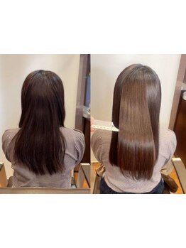 丁寧なカウンセリングでお客様一人ひとりのお悩みに寄り添い、最適な施術とデザインへ導きます［髪質改善］