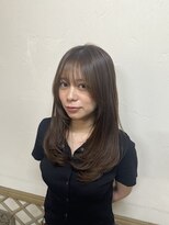 ヘアリゾート粋 ウナム 新宿東口店(enam)&nbsp;顔周りレイヤー/透明感カラー