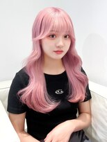 ベレーザ 渋谷(BELEZA)&nbsp;9745ミルクティーピンクハイトーンカラーベビーピンク韓国ヘア