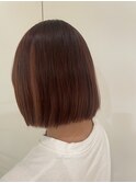 ぱっつんボブ★きりぱなしボブ★インナーカラー