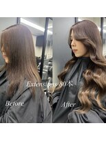 リアオオサカ テラス 梅田(Ria OSAKA terrace)&nbsp;～アッシュブラウン　シールエクステ～ 【Ria 大阪梅田】