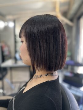 クラッチバイシオンアグリゲイト(CLUTCH by Zi-on aggregate) ヌナボブ/カシスカラー/大人ボブ