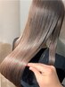 【New髪質改善】質感再整トリートメント+縮毛矯正+カット　13900円