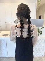 カシェ シモムラ(Cashe'e SHIMOMURA)&nbsp;ツイン編み下ろし