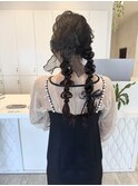 ツイン編み下ろし