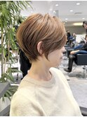 30代/40代/50代◎絶壁解消/白髪ぼかし/大人小顔ショート【湯本】