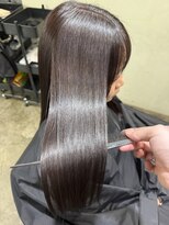 サロンドミルク 原宿(salon de MiLK) 【原宿/表参道/髪質改善】髪質改善艶カラーパープルグレー