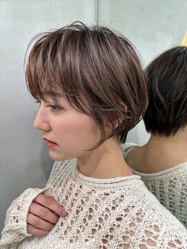 ロンドエニカ 大宮(Lond enika) ショート/ハイライトカラー/白髪/白髪ぼかし/くびれヘア/大宮