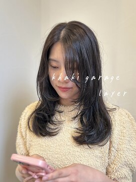 ヘアサロン エスプリ(hair salon esprit) カーキグレージュ/レイヤーカット