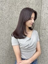 シンヘアー(SHIN HAIR) 【横田芽衣】レイヤーカット×ラベンダーグレージュ