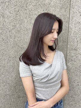 シンヘアー(SHIN HAIR) 【横田芽衣】レイヤーカット×ラベンダーグレージュ