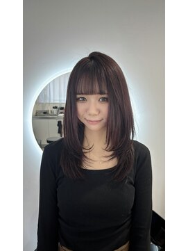 レイヤーカット×小顔ヘア【梅田/茶屋町/レイヤー】