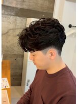メンズギフト(men's GIFT)&nbsp;フェザーパーマメンズパーマ刈り上げメンズカット