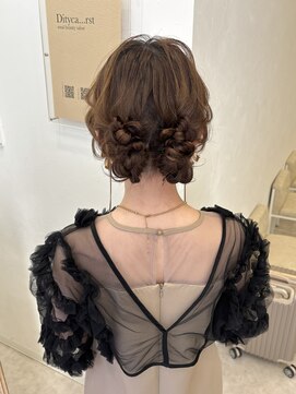 ふわもこtwin chignon♪