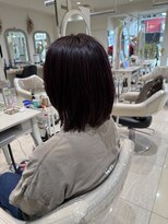 クレア 上大岡(CREA)&nbsp;白髪ぼかしハイライト縮毛矯正ダブルカラー髪質改善30代40代50代