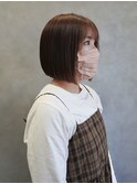 【切りっぱなしボブ】